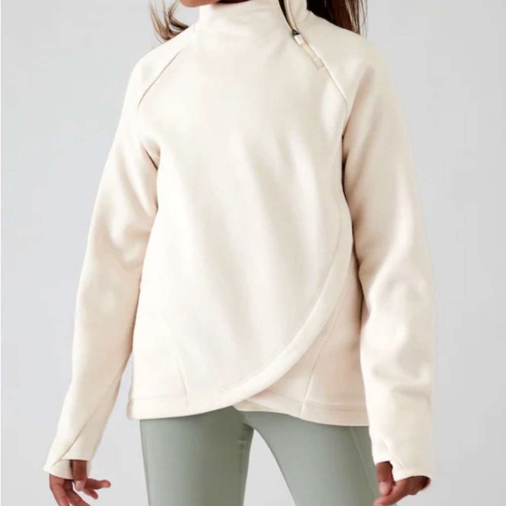 Athleta cozy karma wrap sweatshirt women’s medium